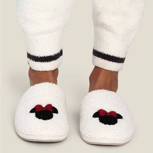 Barefoot Dreams Disney Minnie Mouse Cozy Slippers Cottagecore Medium